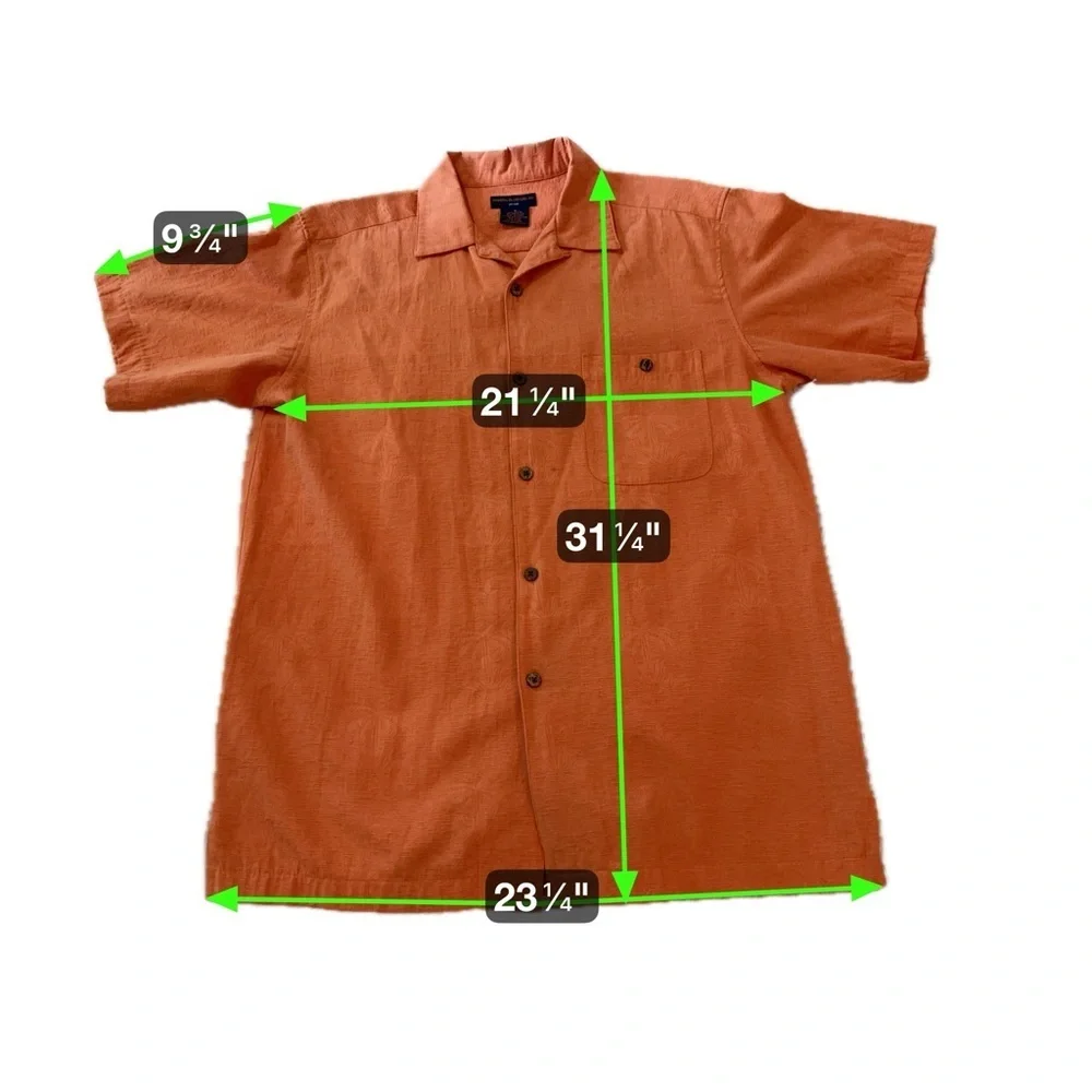 Gordon Clothing Co. Cotton Blend Button-Front Shirt Men’s M